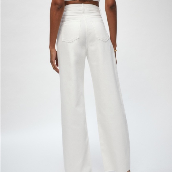 NWT Reformation Pleated Reworked High Rise Jean - Picture 2 of 2